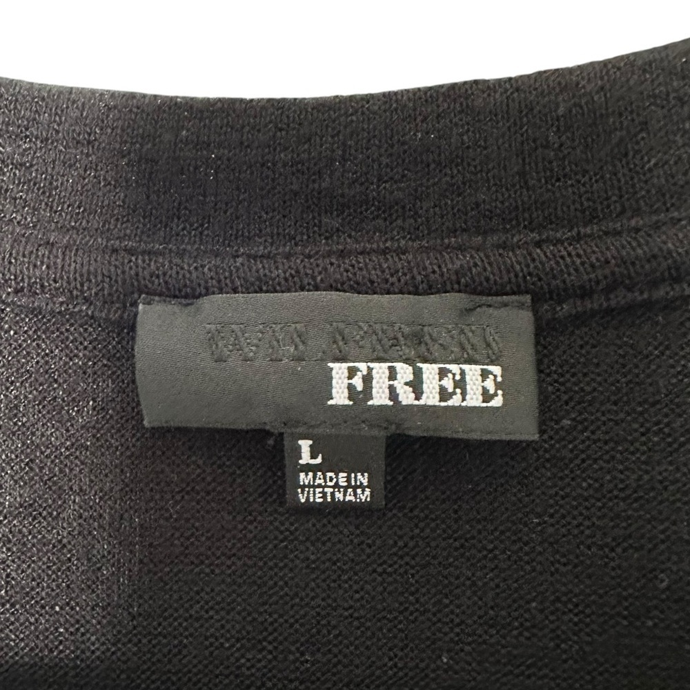 Aritzia Wilfred free black v neck dress women’s size L - Picture 6 of 16